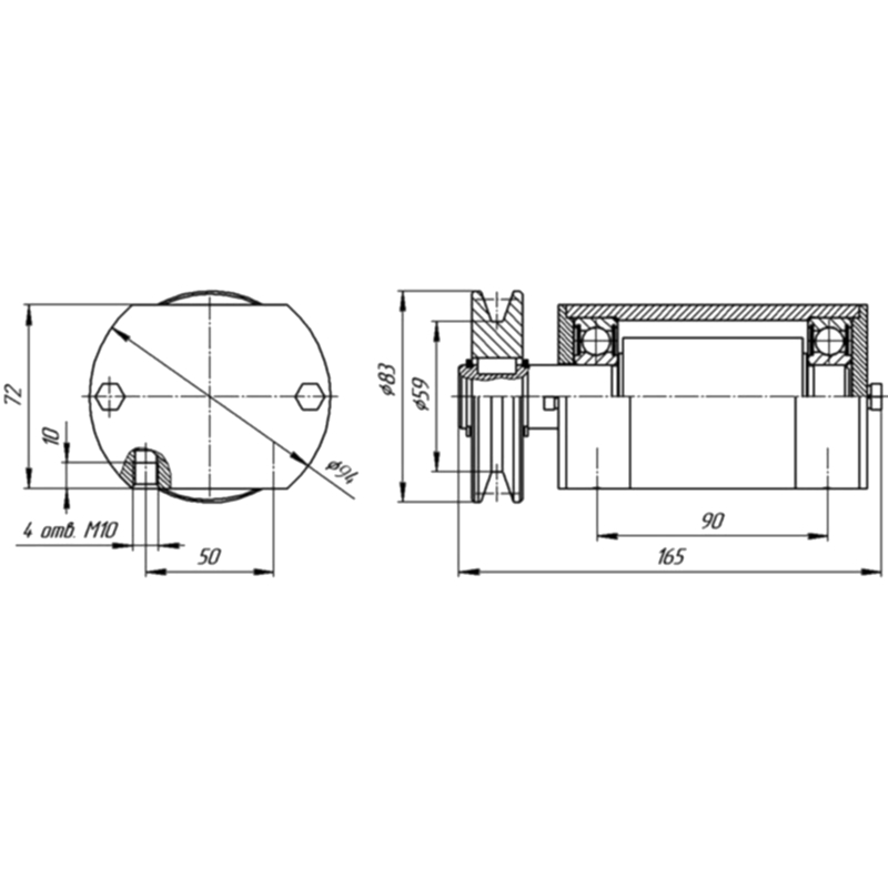 Красный Маяк ЭВ-410 механический вибратор