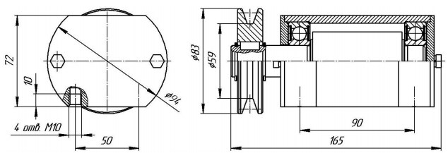 КРАСНЫЙ МАЯК ЭВ-410 Схема размеров.png КРАСНЫЙ МАЯК ЭВ-410